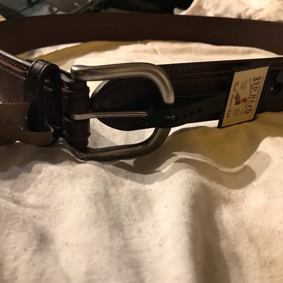 Red Head Brand Co. American Elk leather belt 32 - Picture 6 of 8